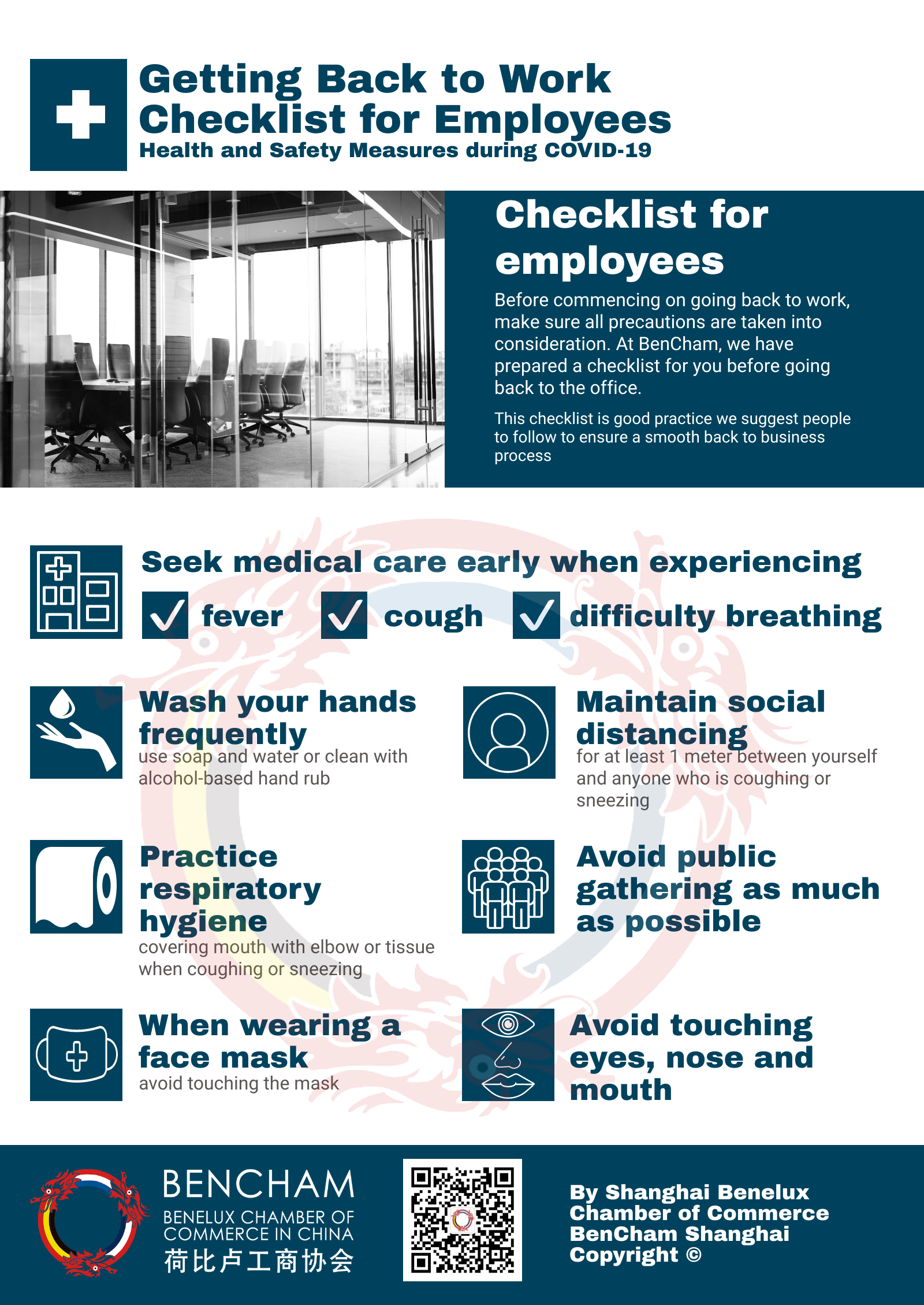 getting back to work checklist for employees